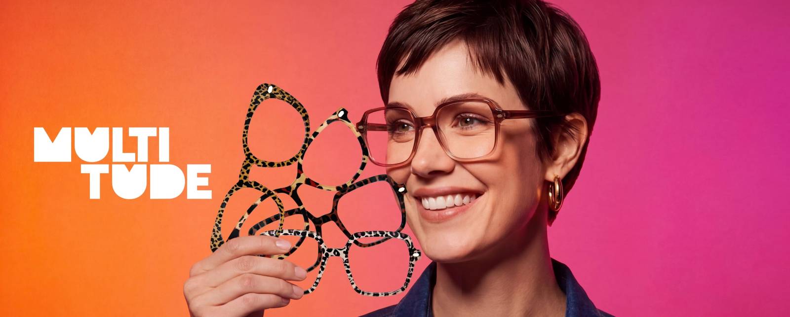 Clips à lunettes léopard chez Atol mon opticien 