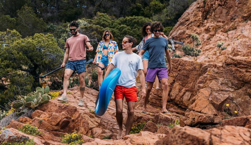 Lunettes de sport avec verres qui enlève les reflets pour les vacances et les reflets du soleil